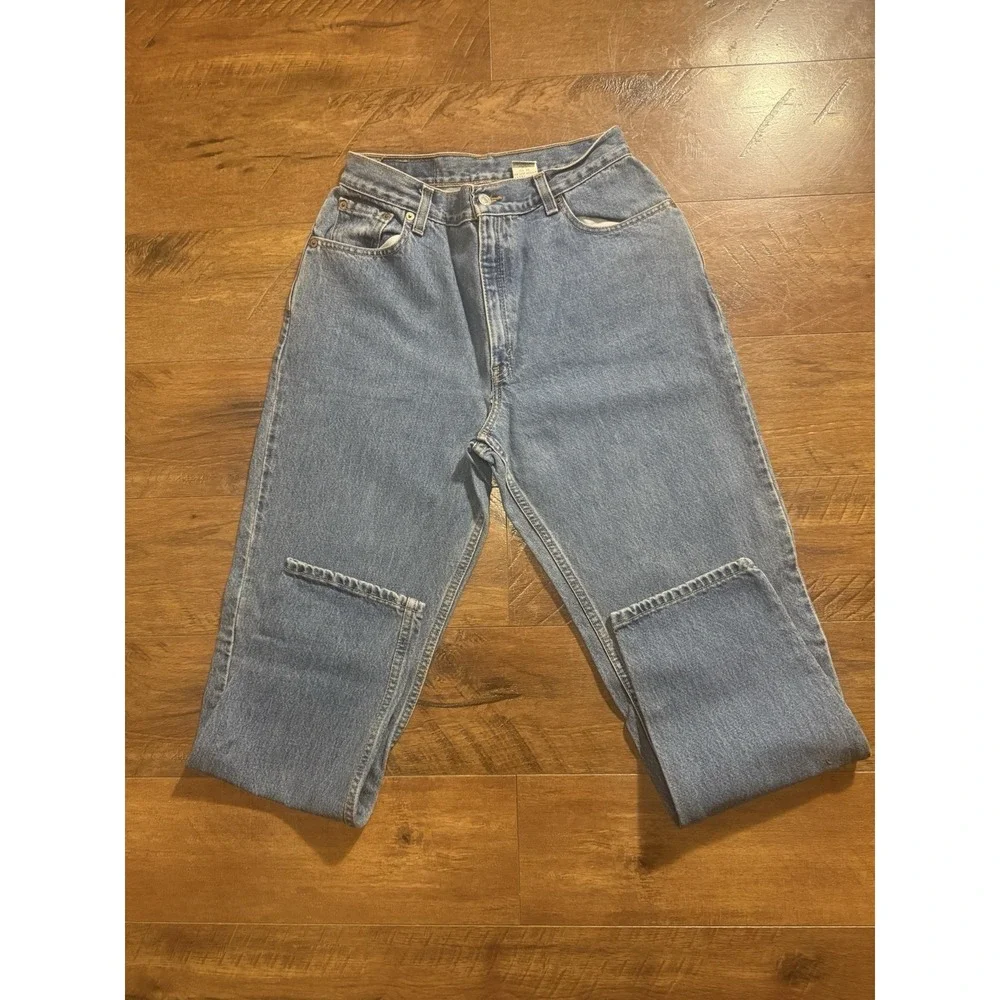 Vintage Levi Strauss 550 Jeans‎ Women's Sz 12 Relaxed Fit Tapered Leg Blue Denim